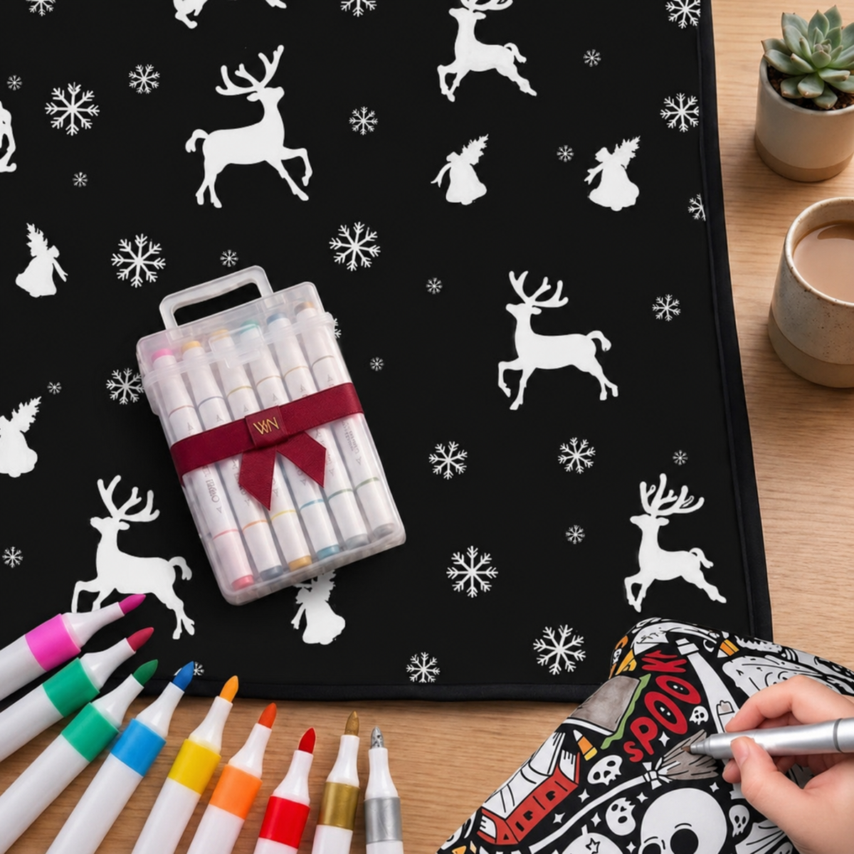 🎨✨DIY Coloring Blanket With Markers