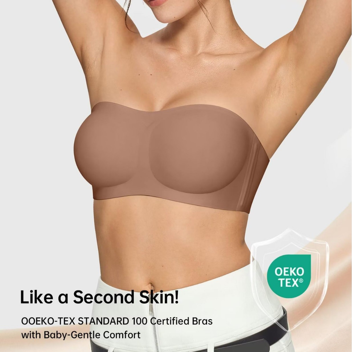 ✨ Strapless Push-Up BH – Onzichtbare Ondersteuning