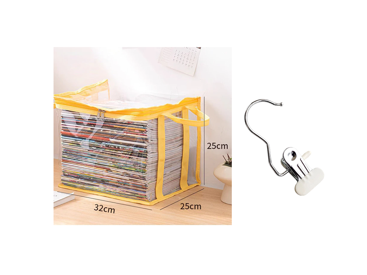 Large Heavy-Duty Thick Plastic Clear Storage Bag for Clothes, Moving & Storage
