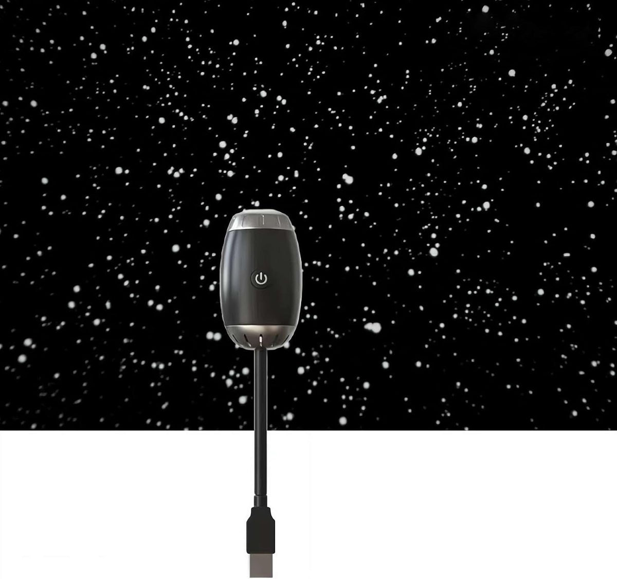 🚗USB Car Roof Star Projector Night Light with 360° Rotation & Flexible Gooseneck 🌟