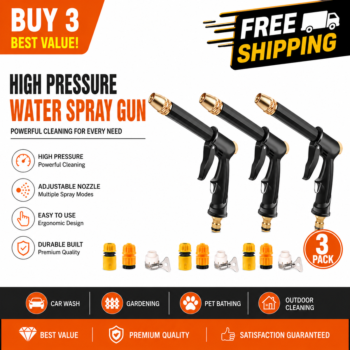 🔥Hot Sales 49% OFF💦Powerful High-Pressure Home Car Wash & Garden Sprayer