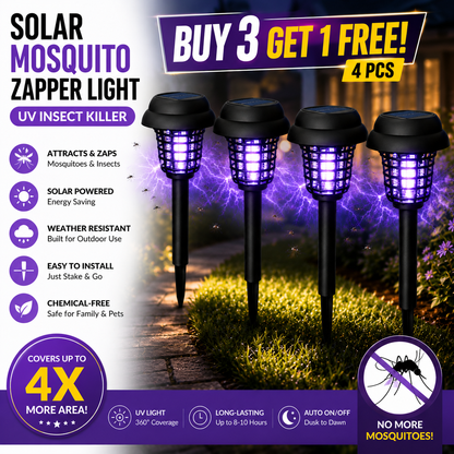 Solar Mosquito Zapper Light – Outdoor Garden Stake Lamp, UV Insect Killer