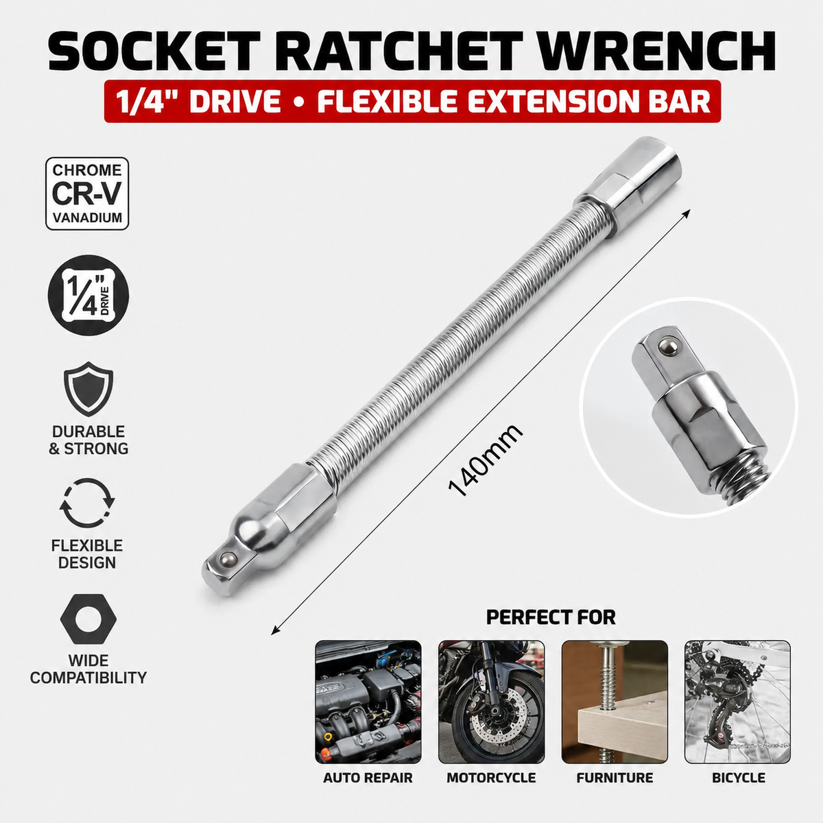 Workshop Essential💖Socket Ratchet Wrench Set