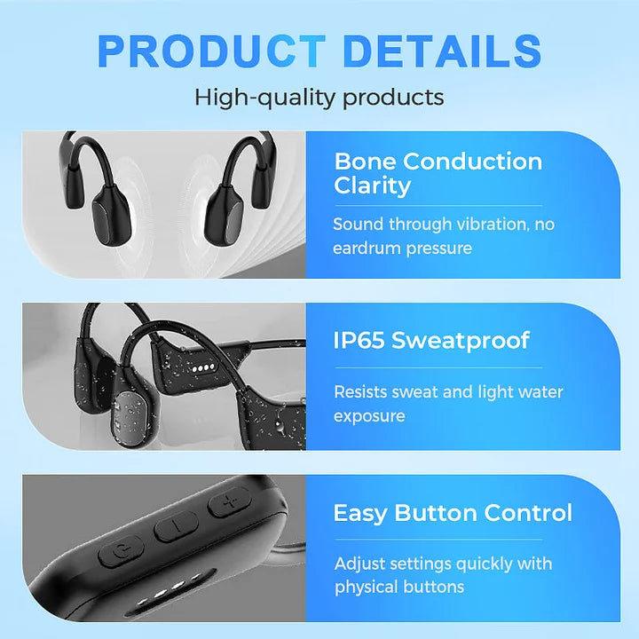 Hear the Joy Again — Smart Bone Conduction Hearing Head phones