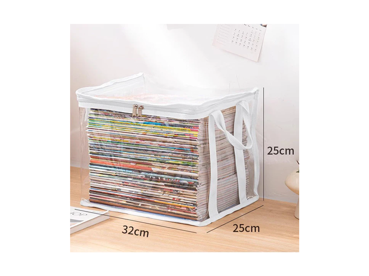 Large Heavy-Duty Thick Plastic Clear Storage Bag for Clothes, Moving & Storage