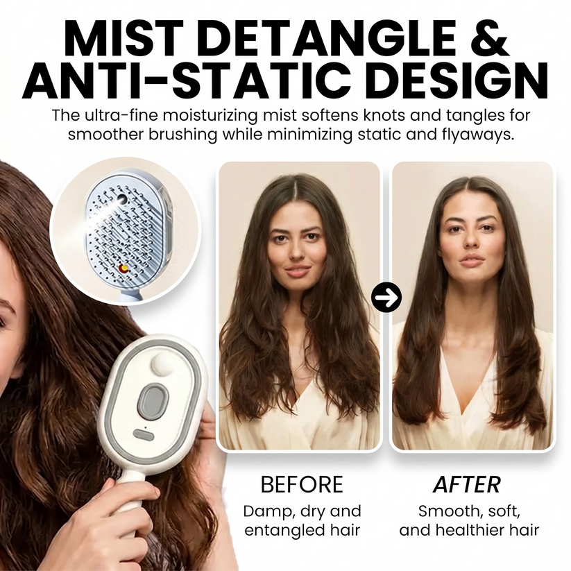 Electric Spray Air Cushion Massage Comb