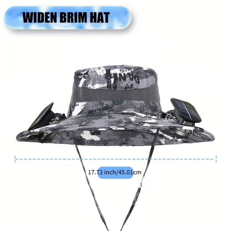 🔥Summer Hot Sale 49% OFF⚡2026 New Ultralight Solar Fan Sun Hat🎁