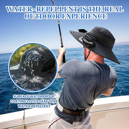 🔥Summer Hot Sale 49% OFF⚡2026 New Ultralight Solar Fan Sun Hat🎁