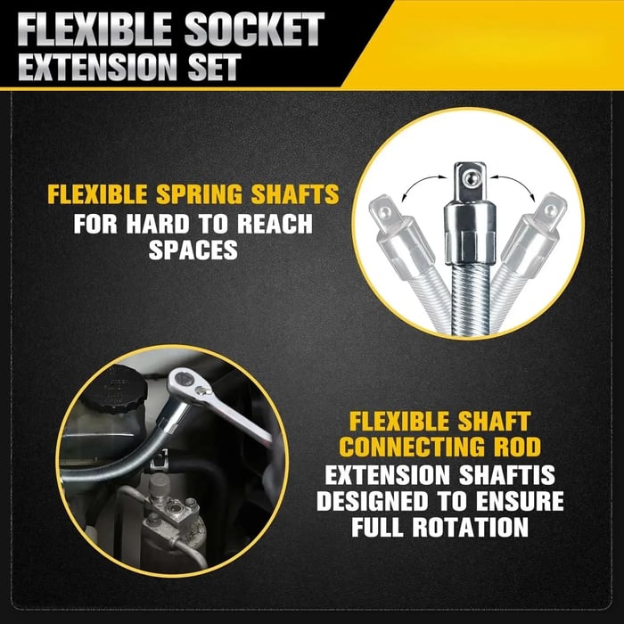Workshop Essential💖Socket Ratchet Wrench Set