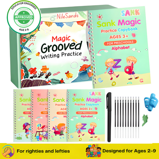 💥LAST DAY SALE 60%OFF💥📚MagicBook | Kids Practice Copybook Set (4Pcs/Set)