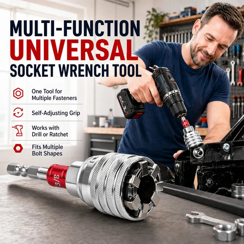 🚗HOT SALE THIS WEEK🔥 Multi-Function Universal Socket Wrench Tool