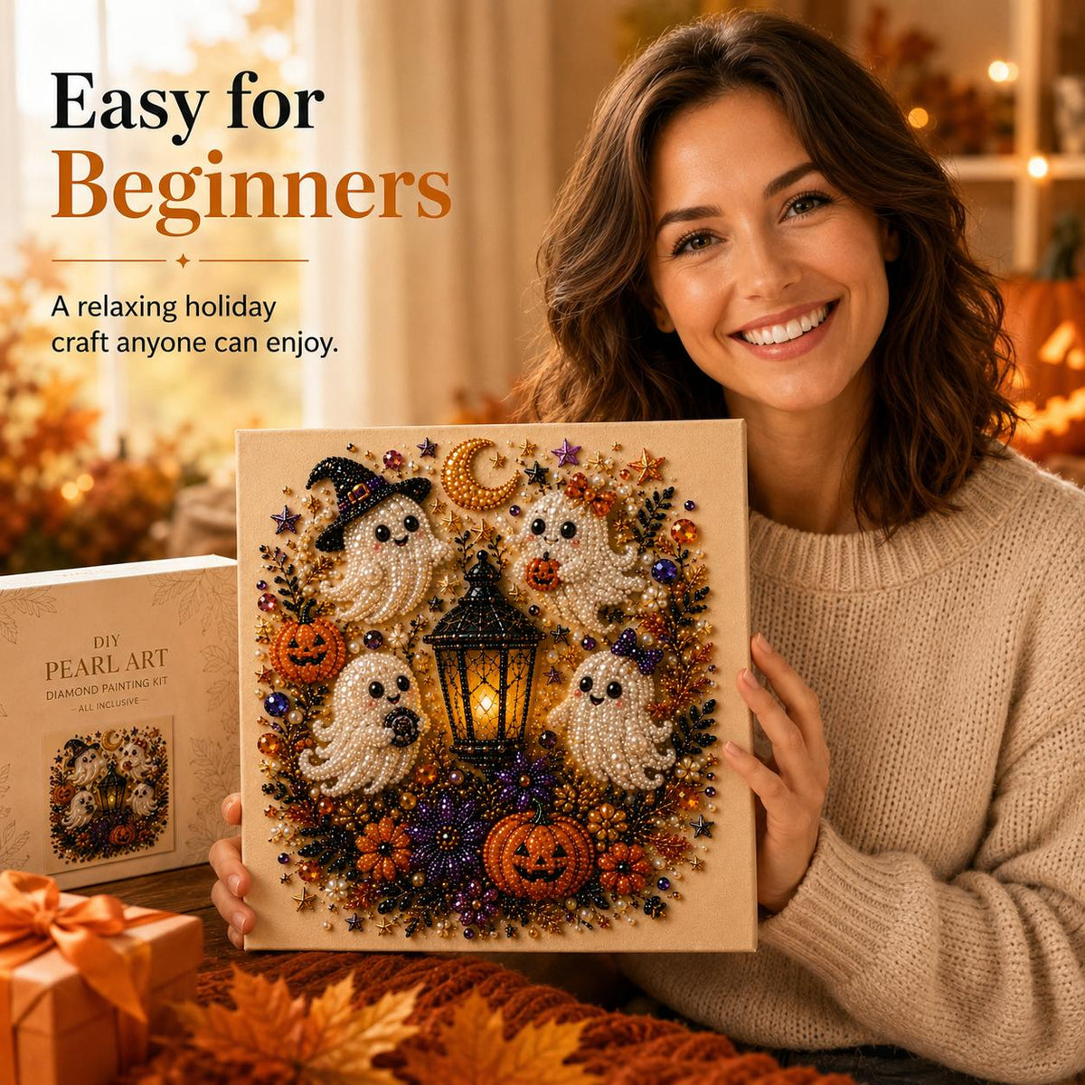 ✨ Halloween Pearl Art DIY Kit
