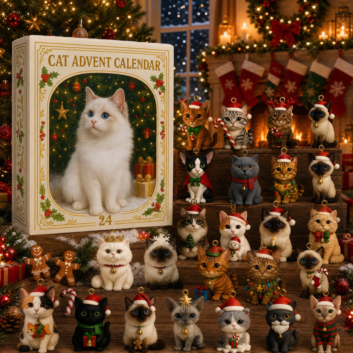 🎅Christmas Gift🎁2026 Cat Lovers Advent Calendar