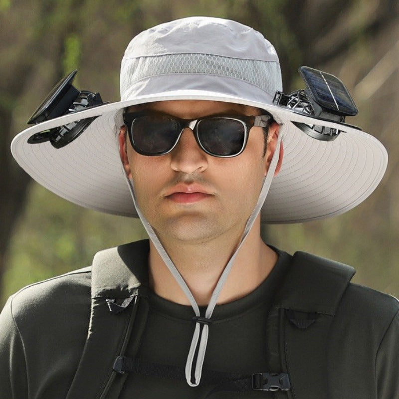 🔥Summer Hot Sale 49% OFF⚡2026 New Ultralight Solar Fan Sun Hat🎁